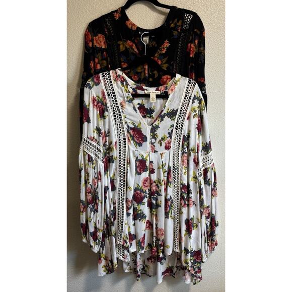 Indogo Thread Co Tops - Lot Of 2 Indigo Thread Co Peasant Tunic Tops Boho Hippie Fairy Women’s Size M